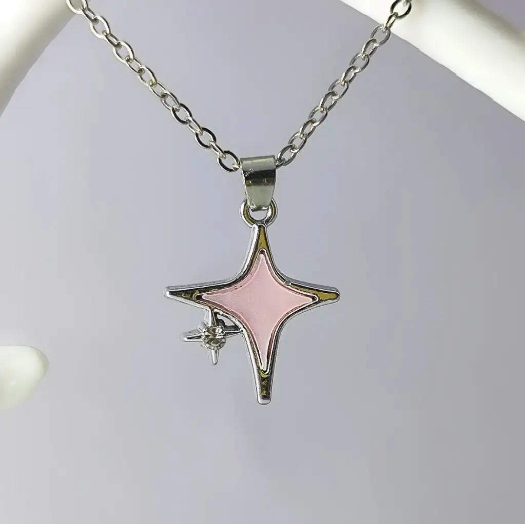 Pink little Star Shaped Pendant