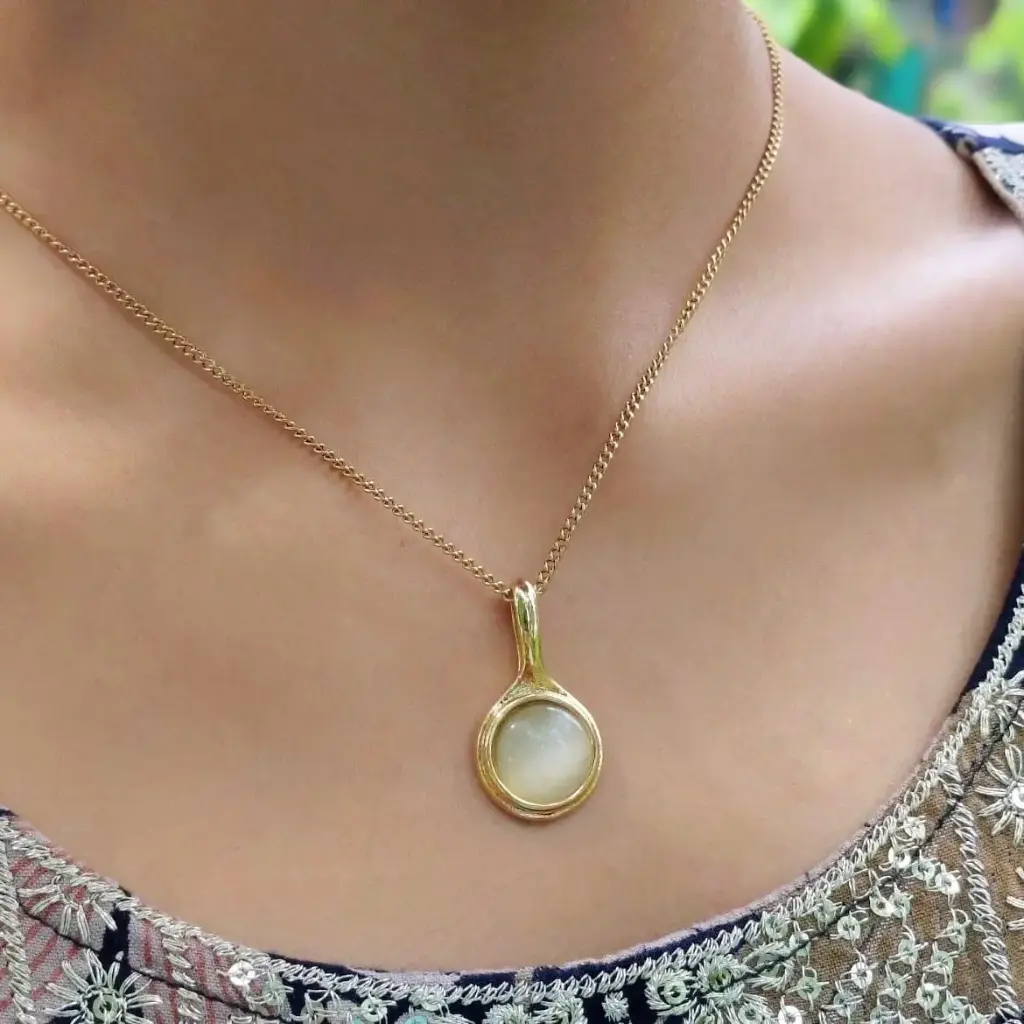 Button Pendant