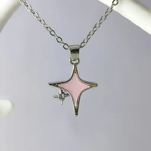 Pink little Star Shaped Pendant